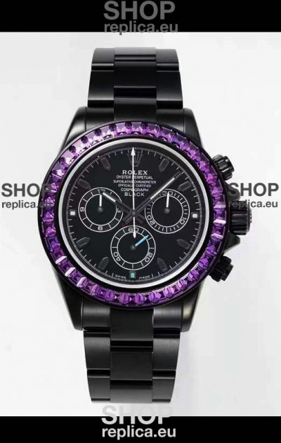 Rolex Daytona Blaken Edition Swiss 1:1 Mirror Replica Cal.4130 Movement PVD Casing