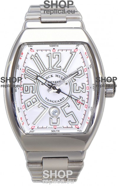 Franck Muller Vanguard Yachting V45 Stainless Steel Casing Swiss Replica Watch 