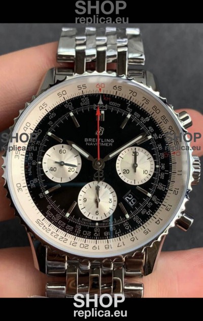 Breitling Navitimer 1 B01 Chronograph Edition 43MM - Black Dial 904L 1:1 Mirror Replica Watch