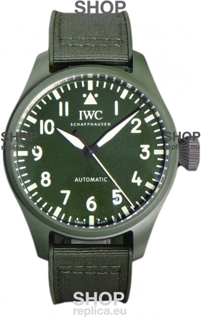 IWC Big Pilot's Top Gun Woodland Edition 43MM Ceramic Casing Swiss Replica Watch 