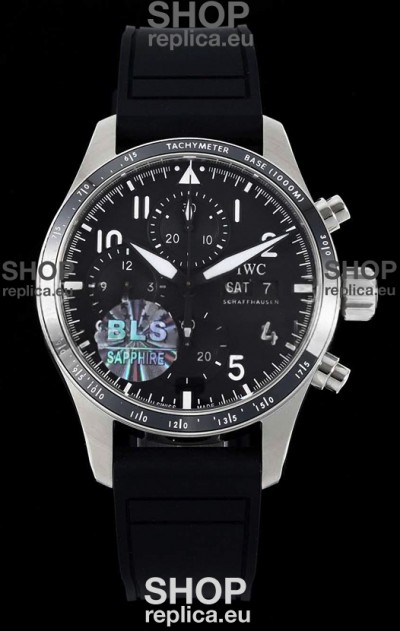 IWC Pilot's IW388305 Super Clone Chronograph 41 Mercedes-AMG Titanium Watch