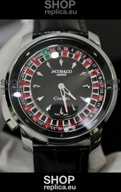Jacob and Co Roulette Edition Replica Watch in Stainless Steel Casing 