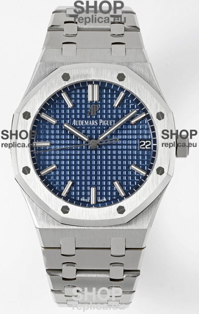 Audemars Piguet Royal Oak 15500 41MM Blue Dial 904L Steel CALIBRE 4302 Movement 1:1 Mirror Replica