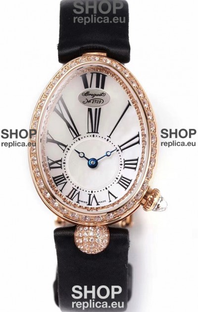 Breguet Reine De Naples Ladies Rose Gold Swiss 1:1 Edition Replica Watch 