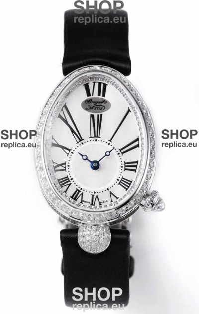 Breguet Reine De Naples Ladies Stainless Steel Swiss 1:1 Edition Replica Watch 