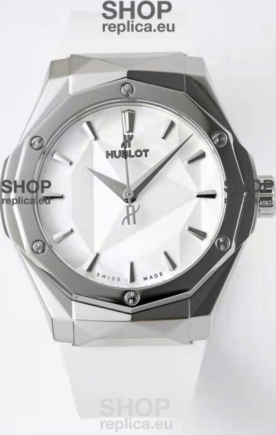 Hublot Classic Fusion Orlinski King 40MM Edition White Dial Swiss Replica Watch