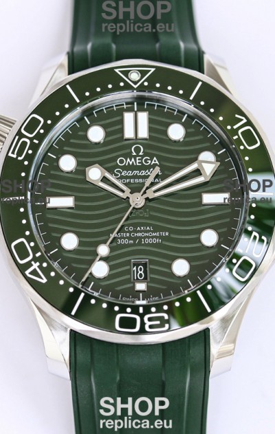 Omega Seamaster 300M Master Chronometer Green Swiss 904L Steel 1:1 Mirror Replica Watch