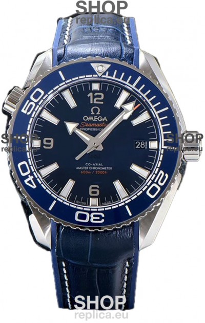 Omega Seamaster Planet Ocean 600M 43.50 MM Blue Dial Steel Casing 1:1 Mirror Replica