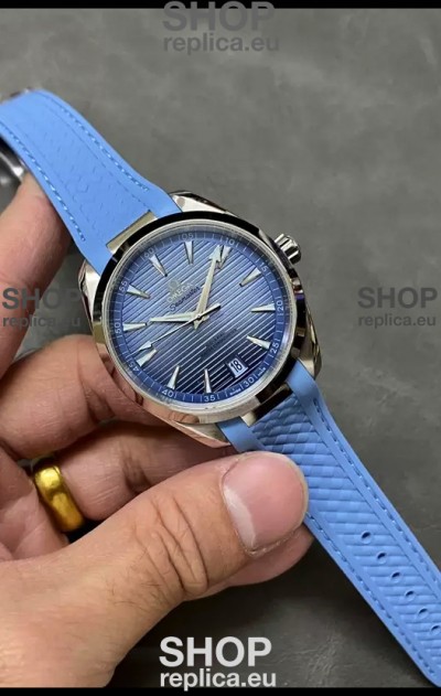 Omega Seamaster Aquaterra 150M Summer Blue Dial 1:1 Mirror Replica Watch