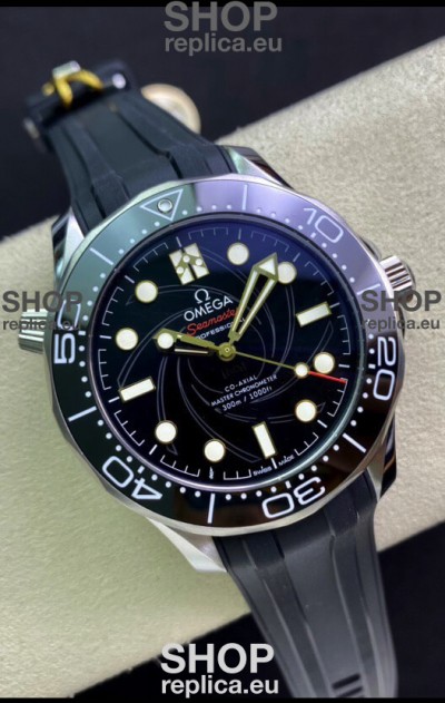Omega Seamaster Diver 300M Edition 1:1 Mirror Replica Watch in Black Dial 