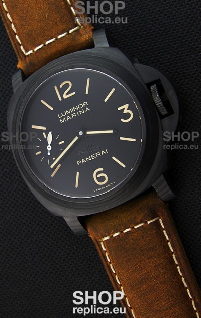 Panerai Luminor Marina Carbotech Beverly Hills Boutique Edition Swiss Replica Watch 