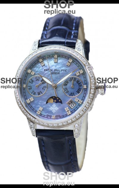 Patek Philippe Grand Complications Ladies First Perpetual Calendaer Steel Case Swiss Replica Watch