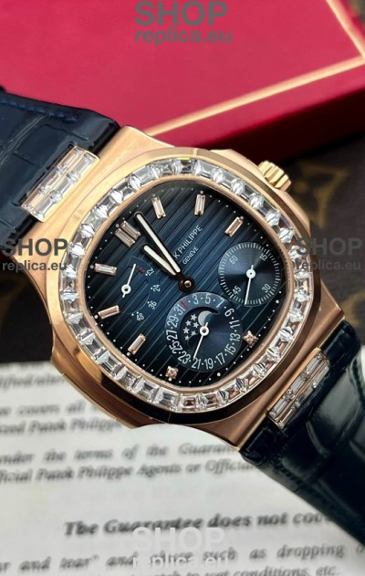 Patek philippe leather strap replica hotsell