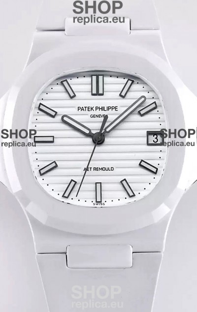 Patek Philippe Nautilus 5711 AET Remould White Edition Swiss Replica Watch 