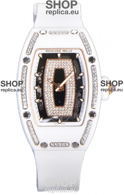 Richard Mille RM007 White Ceramic Automatic Superclone Swiss Replica Watch