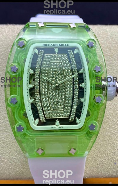 Richard Mille RM-07-02 Green Sapphire Ladies 1:1 Mirror Replica Watch 