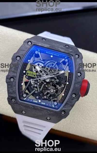 Richard Mille RM35-02 Rafael Nadal Carbon Fiber Casing with Genuine Tourbillon Super Clone Watch