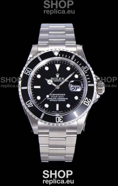 Rolex Submariner Classic Edition Swiss Replica Watch 904L Steel Casing - 1:1 Mirror Replica