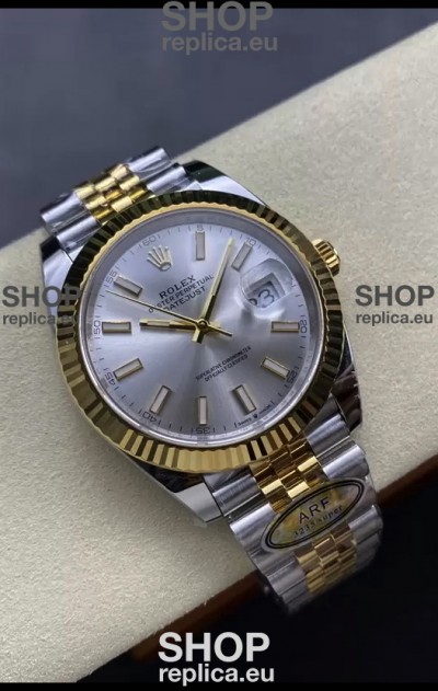 Rolex Datejust M126333 41MM ETA3235 72 Hours Power Steel Dial Jubilee 1:1 Mirror Replica Yellow Gold 904L Steel