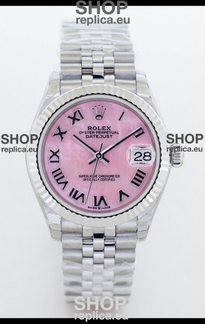 Rolex Datejust M126234 36MM ETA2836 Pink Mother of Pearl Dial - Roman Numerals 