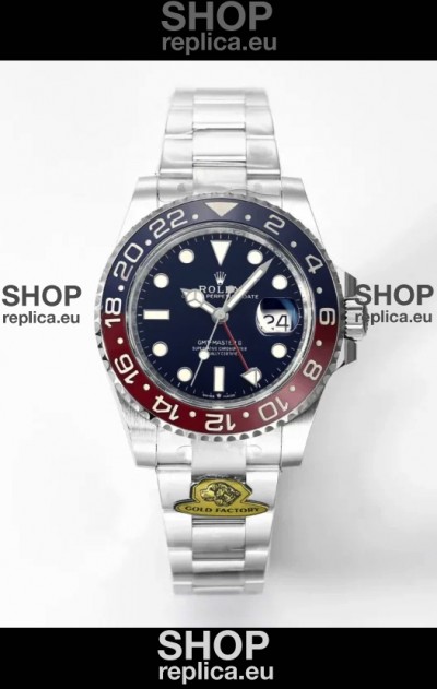 Rolex GMT Masters II Super Clone m126710BLRO PEPSI Cal.3285 Movement Swiss Replica - Ultimate 904L Steel Watch