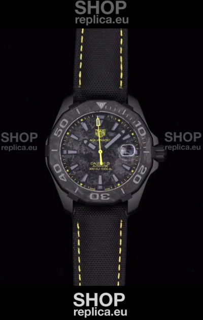 Tag Heuer Aquaracer Calibre 5 Titanium Carbon 41MM 1:1 Mirror Replica Watch 