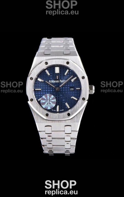 Audemars Piguet Royal Oak Quartz 33MM Swiss Watch Blue Dial - 1:1 Mirror Replica Edition