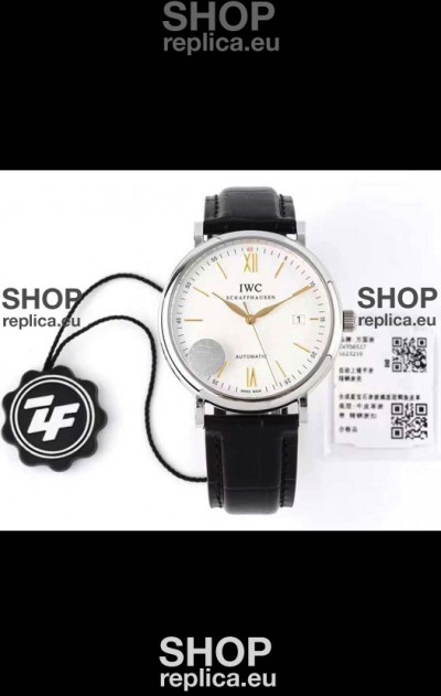 IWC Portofino Automatic 1:1 Mirror Quality Grey Dial Steel Casing Swiss Replica Watch