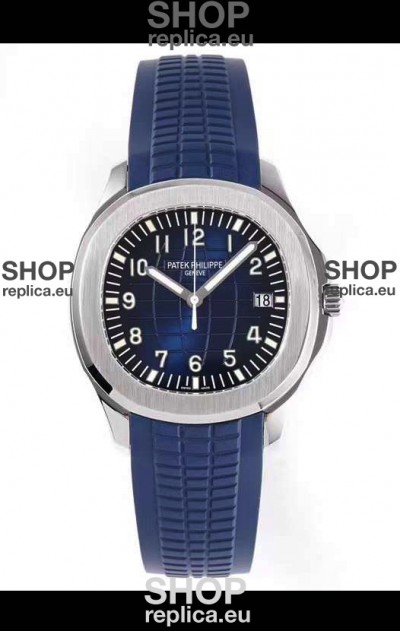Patek Philippe Aquanaut 5168G Swiss Replica Watch Blue Dial - 1:1 Mirror Edition