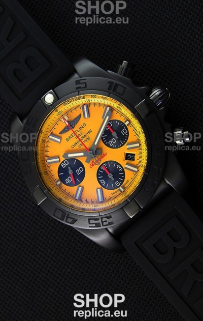 Breitling Chronomat B01 Blacksteel Swiss Replica Watch 1:1 Mirror Ultimate Replica