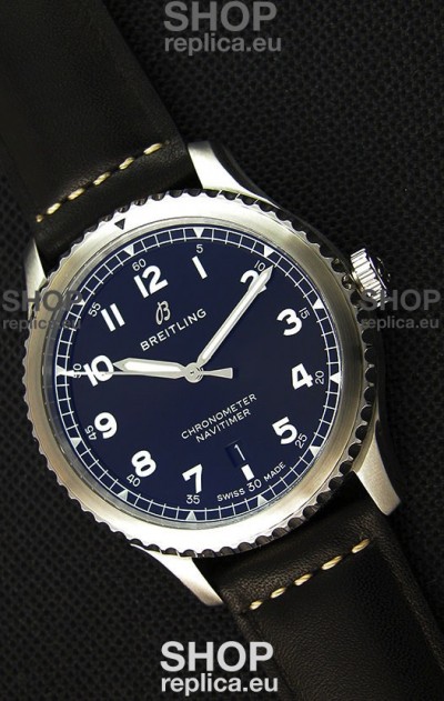 Breitling Navitimer 8 Automatic 41MM Swiss Replica Watch in Black Dial 
