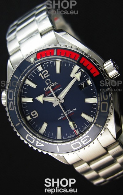 Omega Seamaster Planet Ocean Pyeong Chang 2018 Swiss Replica 1:1 Mirror Edition