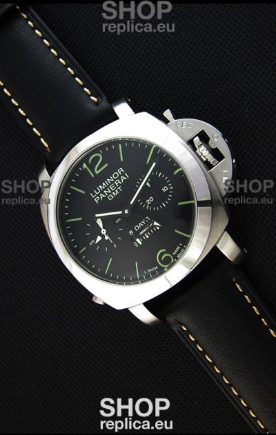 Panerai Luminor GMT 8 Days Power Reserve Japanese Replica Watch 