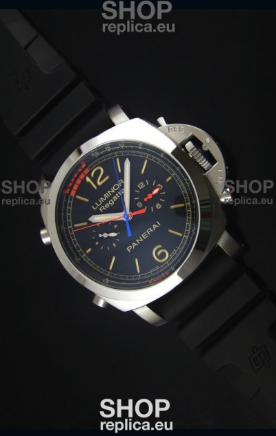 Panerai Luminor Regatta Japanese Replica Watch in Steel Case