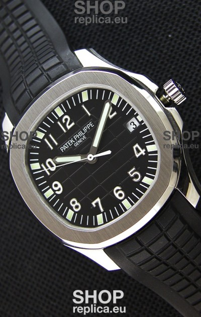 Patek Philippe Aquanaut 5167A-001 Swiss Replica Watch Black Dial - 1:1 Mirror Edition 