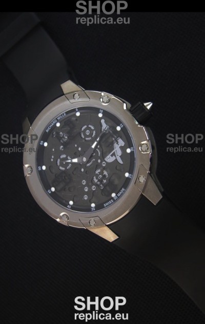 Richard Mille RM033 Extra Flat Edition Titanium Swiss Replica Watch Arabic Numerals