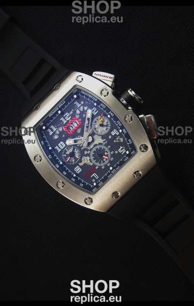 Richard Mille RM011 Japanese Replica Watch in Stainless Steel Case