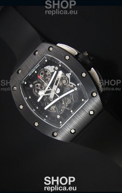 Richard Mille RM061 Ceramic Case Swiss Black Bezel Replica Watch