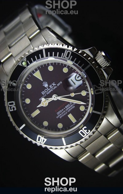 STEELMOVEMENT - Rolex Submariner 1680 Vintage Edition Coffee Dial Japanese Movement Watch
