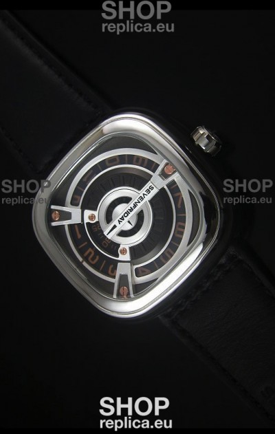 SevenFriday M2-2 Stainless Steel Watch with Miyota 8215 Movement