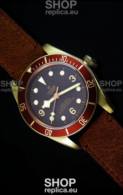Tudor Heritage Bay Bronze Swiss Replica 1:1 Mirror Replica Edition with Two Straps