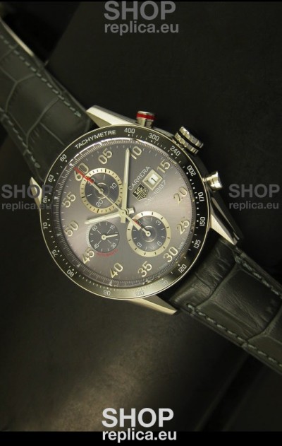 Tag Heuer Carrera Calibre 1887 Grey Dial Watch - 1:1 Mirror Replica 